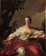 Jean Marc Nattier Portrait of Madame Geoffrin oil painting artist